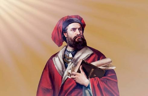 Marco Polo, c.?1254 –1324, an Italian merchant, explorer and writer, digital edited