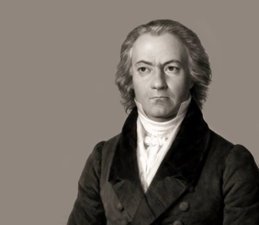 Ludwig van Beethoven, 1770 -1827, German composer, digitally edited based on a historical