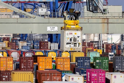 The port of Mannheim is one of Europe's most important inland ports and container terminals. Sea