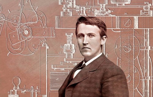 Thomas Alva Edison, 1847, 1931, American inventor, Telegraph Apparatus, Patented 1872, digitally