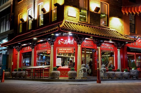 China Town by night, Chinese Quarter, West End, London, England, United Kingdom
