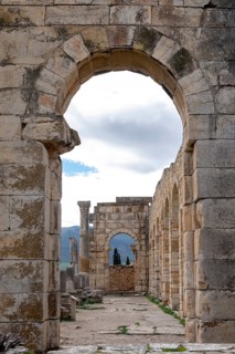 Archaeological site of Volubilis, UNESCO World Heritage Site, Morocco