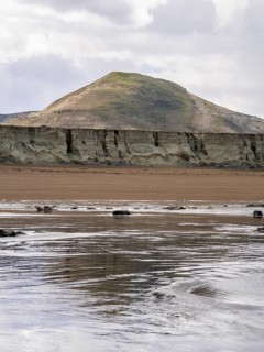 Monte Leon National Park coast line, Monte Leon National Park, Santa Cruz Province, Argentina