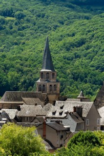 Saint Come d'Olt labelled Les Plus Beaux Villages de France on Way of Saint James, Aveyron,