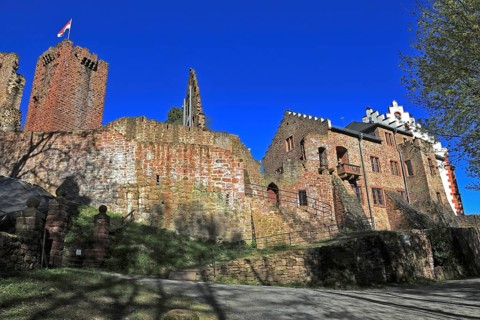 The Mildenburg, an originally Staufer, later Mainzian castle built in the middle of the 12th