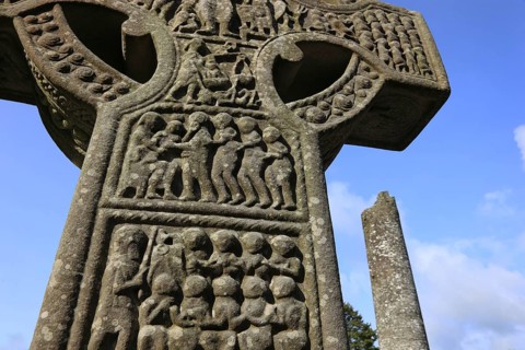 Muiredach Cross, Cros Mhuireadaigh, Celtic Cross, Round Tower, High Cross of Muiredach, Mainistir