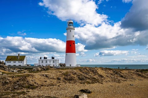 Portland Bill Lighthouse, Portland Bill, Isle of Portland, Dorset, England, United Kingdom