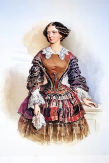 Gabriele Countess Andrássy, née Palffy (1833-1876) Wife of Emanuel Andrássy, Historical, digitally