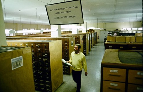 Berlin Document Center, where the American Allies collected all documents about the Nazi era, in