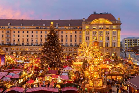 Dresden's Striezel Market has been held mostly on the Altmarkt since 1434 during Advent and