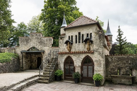 Lichtenstein Castle, Honau, Swabian Alb, Baden-Württemberg, Germany