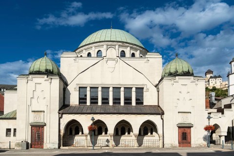 Neologue Synagogue by Berlin architect Richard Scheibner in the Capital of Culture 2026, Trencín,