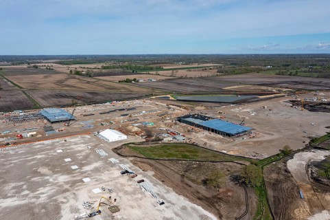 Saline, Michigan - Construction of a $16 billiion data center, developed by Related Digital for