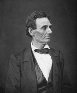 Portrait of Abraham Lincoln without beard. Rare. 1860, USA Abraham Lincoln (1809 - 1865) was an