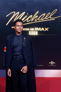 Jaafar Jackson at the world premiere of the movie Michael on Uber Platz in Berlin on 10.04.2026
