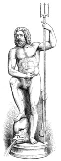 Poseidon, God of the seas, earthquakes, and tidal wave