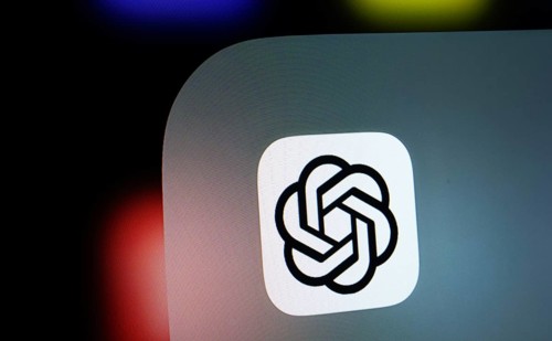 A close up of an iPad screen displaying the ChatGPT app icon