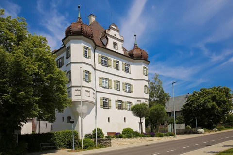 Bernstadt Castle, today municipal administration and local history museum, symmetrical baroque