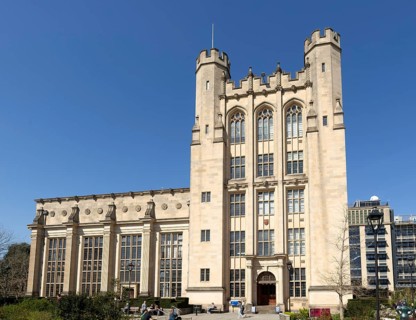 Wills Physics department building, University of Bristol, England, UK architect Sir George Oatley
