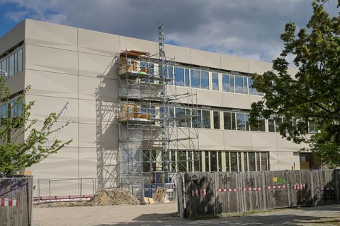 New Anna Freud School building, Halemweg, Charlottenburg, Berlin, Germany