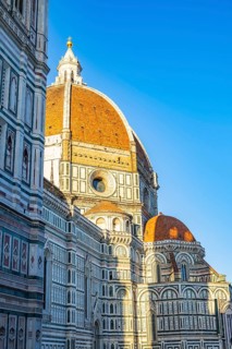 Church Santa Maria Novella in Florence at sunset, UNESCO World Heritage Site, Tuscany, Italy