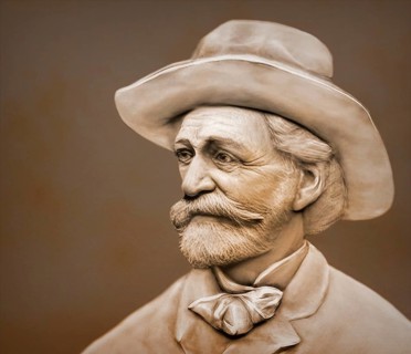 Giuseppe Verdi, 1813 – 1901, Italian opera composer, digitally edited