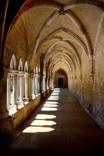 Church and Convent of Saint Francis, Cloister, Santarem, Ribatejo, Portugal
