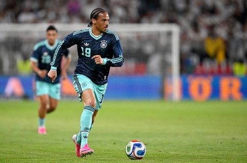 Leroy Sané GER (19) Action on the ball International football match, Germany, MEWA Arena Mainz,