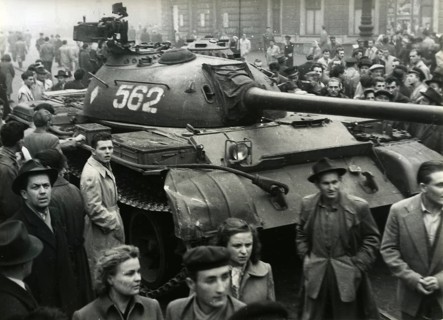 Prague, Czech Republic, Prague Spring, August 21, 1968, Russian tank, suppression, end of hope,