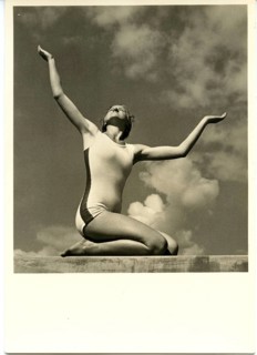 Gymnastics, sport, BDM, ideology, girl, woman, NS patriotic, around 1936, Anna Koppitz