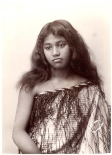 Maori, girl, New Zealand, indigenous people, indigenous people, portrait of a young woman with