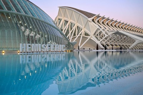 L'Hemisferic, IMAX cinema, and Museo de las Ciencias Principe Filipe, Ciudad de las Artes y de las