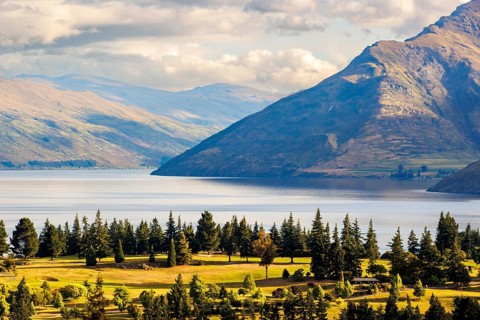 Lake Wakatipu framed by the Remarkables, Queenstown, New Zealand