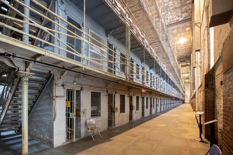 Mansfield, Ohio - The West Cell Block at the Ohio State Reformatory. The prison opened in 1896 and
