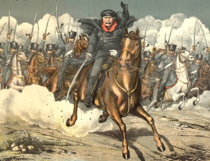Field Marshal Gebhard Lebrecht von Blücher during the Wars of Liberation (1813–1815) . Colour