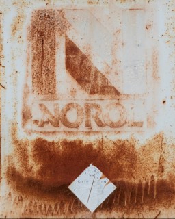 Detailed view of an old weathered gas pump, Kviteseid, Telemark, Norway