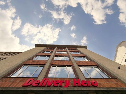 Headquarters of Delivery Hero SE, joint stock company, delivery service, online ordering service,