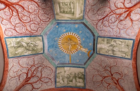 Ceiling painting, Diocesan Museum, Osnabrück, Lower Saxony, Germany