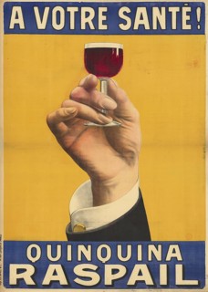 Advertising poster, beverage advertisement, advertising poster for Quinquina Raspail, a French