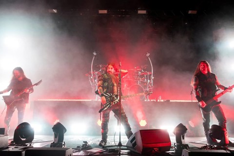 Robb Flynn (singer) and Jared MacEachern (guitarist) from Machine Head live on An Evening with,