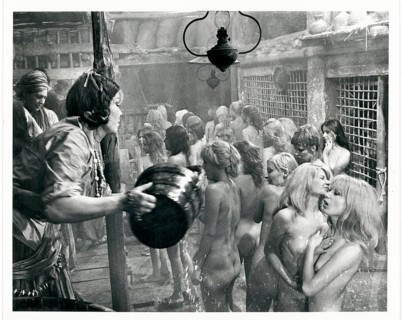 Blindman, The Executioner, film, western, USA, 1971, showers, ship, woman standing naked in a