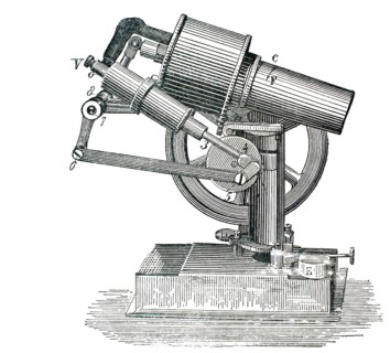 Historical scientific measuring instrument, a reflection goniometer, a Wollaston goniometer or a