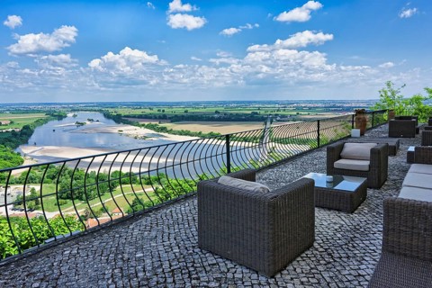 View over the Tagus River, Santarem, Ribatejo, Portugal