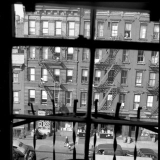New York, USA, Manhattan, 3rd Avenue, between Manhattan and Bronx, view from a window of urban