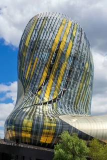 The Citè du Vin wine museum in Bordeaux, Gironde, France