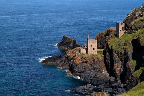 Ruin, Crown Mine engine houses, Botallack Tin Mine, tin mine, tin mine, mining, Pendeen, Trewellard