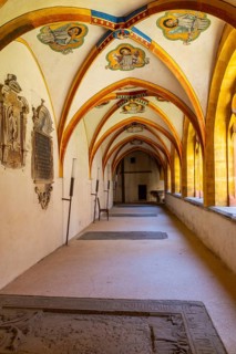 Cloister of Ev. Saint-Pierre-le Jeune Church, Strasbourg, Alsace, France