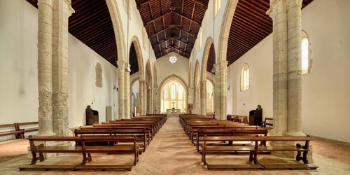 Santa Clara Church and Convent, Central Nave, Santarem, Ribatejo, Portugal