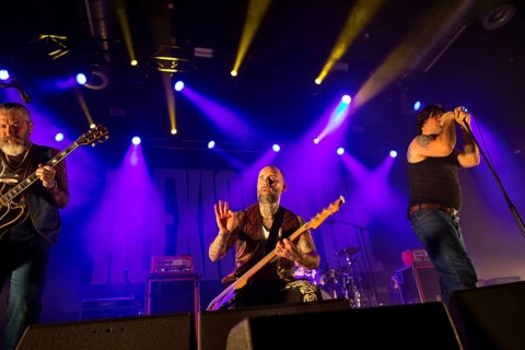 Dallas Green (vocals, rhythm guitar), Chris Steele (electric bass) and George Pettit (vocals) from