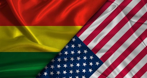 Bilateral relations between Bolivia and United States. Flag of Bolivia and United States